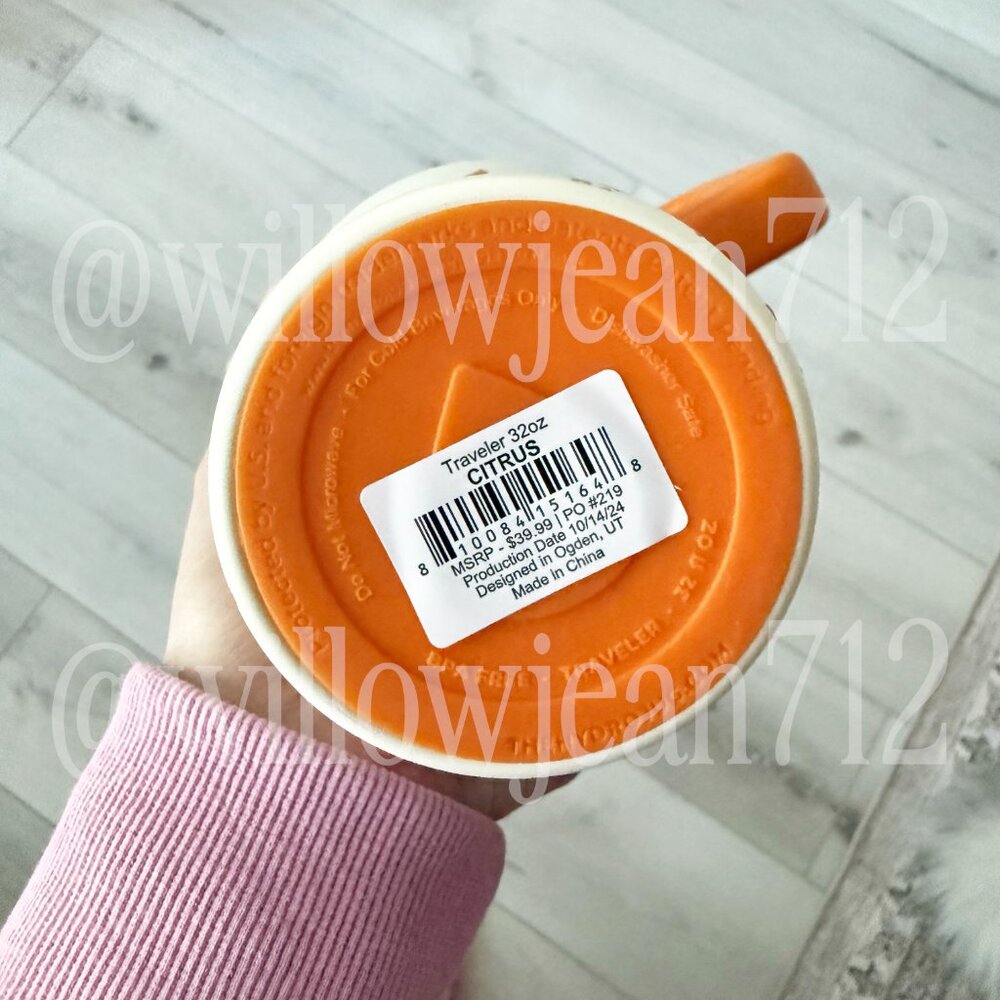 “Citrus" Scheels Seasonal HydroJug 32oz Traveler Tumbler - Oranges - Picture 3 of 4